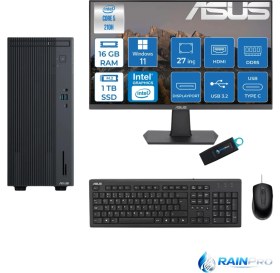 Resim Expertcenter P500MV Core 5-210H 16 GB Ram Ddr5 1 Tb SSD WİN11PRO Asus 27'' Monitör C52108512B0D27RNP02 