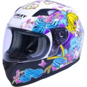 Resim Sway Kapalı Çocuk Kask Sw 815K Gloss Girl 