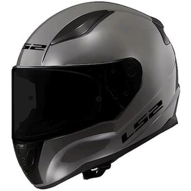 Resim Ls2 Rapid 2 Siyah Vizörlü Kapalı Motosiklet Kaskı Nardo Gri 