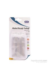 Resim Mas 2577 Kartelada Büyük Maket Bıçağı Yedeği 3 Tüp 