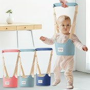 Resim 1 adet Elde Taşınabilir Erken Yürüyüş Yardımcısı - Kaymaz Traction Kayışları ile Dayanıklı Polyester Korse - Bebekler, Diş Çıkarma ve Küçük Çocuklar için - Düşmeleri Azaltır ve Koordinasyonu Geliştirir - İdeal Bebek Öğrenme Aracı, Küçük Çocuk Yürüyüş Yardımcısı, Güvenli Uyum Kayışları, Sağlam İnşaat 