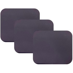 Resim Knsz oturma minderi 3 lü mazlum mor suni deri tel sandalyesi oturma yeri için 