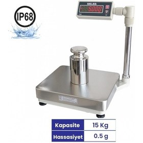 Resim Seles Tcs Mini 30 KG Paslanmaz Tartım Terazisi 