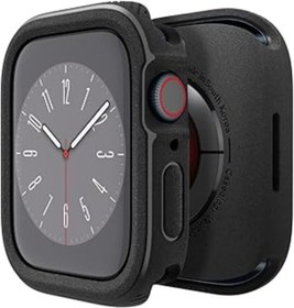 Resim Qedii Caseology Watch 45Mm/44Mm (Seri 9/8/7/6/Se/Se2/5/4) Kılıf Vault Matte Black - Acs05465 