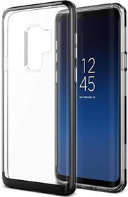 Resim Vrs Design VRS91658 Galaxy S9 Plus Crystal Bumper Kılıf, Metallic Black 