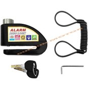 Resim Racing Moto Locks 110 Db Alarmlı Disk Kilidi Siyah 