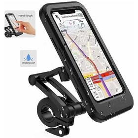 Resim Taşınabilir Araba Aksesuarları, Su Geçirmez Bisiklet Telefon Tutucu, Yağmur Kılıflı 360 Scooter A Diğer 