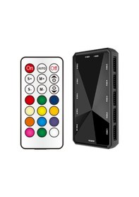 Resim Gameforce Rgb Kasa Fan Seti 4X120Mm Kumanda Ve Kontrolcü 