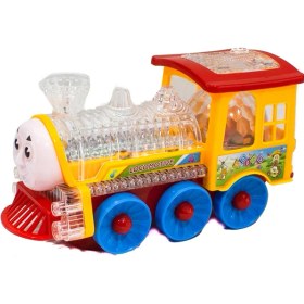 Resim Mixoyuncak Oyuncak Tren Lokomotif Işıklı Sesli Sevimli Lokomotif Funny Loco 