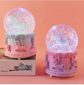 Resim Skygo Orta Boy Unicorn Kar Küresi 