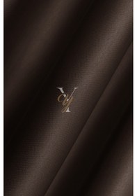 Resim Blackout Fon Perde V-2011 Koyu Kahve Koyu Kahve 