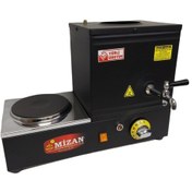 Resim Mizan Tek Demlik 10 Lt. Pleytli Çay Kazanı-Elektrikli (Siyah) 