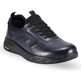 Resim Forelli 46119-H Zagnos Lacivert Erkek Hakiki Deri Ayakkabı 