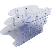 Resim Mas Evrak Rafı Plastik Hareketli 3 LÜ Şeffaf 1803 