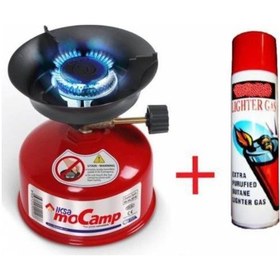 Resim İksa Mocamp Taşınabilir Çakmak Gazlı Kamp Ocağı Kırmızı 