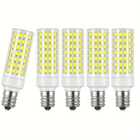 Resim 10w-6000K Gündüz Beyazı E12 LED Mısır Ampulü, AC 110V-220V, Karartılamaz, 5/8 adet 