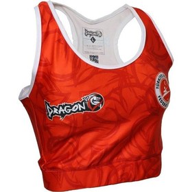 Resim Dragondo Kb1098 Kick Boks Kadın Büstiyer Kick Boxing Büstiyer Kırmızı 