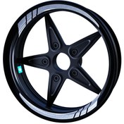 Resim Çınar Extreme Moto Gp Yaldızlı Gümüş Iç Jant Şeridi Sticker - 0726199635488 