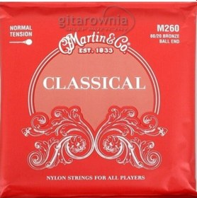 Resim MARTIN & CO M260 Klasik Gitar Teli 