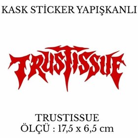 Resim Motor Kask Sticker TRUSTISSUE 176 