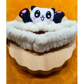 Resim Monalisa Home Lüks Peluşlu Figürlü Saç Bandana 