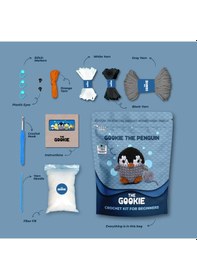 Resim Amigurumi Penguen Tığ Kiti, Amigurumi Seti 