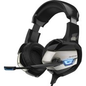 Resim Onikuma K5 Oyuncu Kulaklığı Mikrofonlu Rgb Aydınlatmalı Siyah 