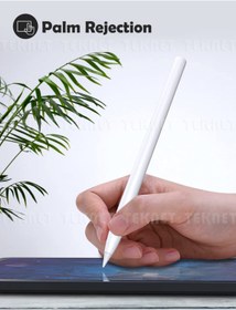 Resim TEKNETSTORE Apple Ipad Pen Palm Rejection Teknolojisi Dokunmatik Kalem Active Stylus Özel Yazı / Çizim Kalemi 