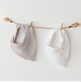 Resim Andywawa My Happy Place Müslin 2'li Fular Ac25616 Gri 