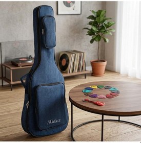 Resim Midex Cs-89bl Özel Tasarım Softcase Klasik Gitar Çantası Gigbag Kılıf 101 Cm 