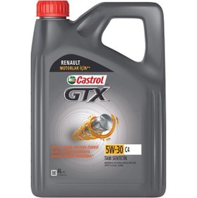 Resim Castrol GTX 5W-30 C4 Tam Sentetik DPF Motor Yağı 4 L 