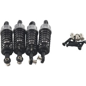 Resim Spibicyy 4 Adet Alüminyum Amortisör Montajlı Damper Yedek A949-55 Wltoys 1/18 Rc Araba A959 A979 K929 A959-B A969-B A979B (Gri) (Yurt Dışından) 