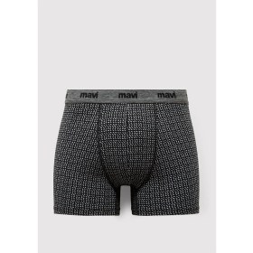 Resim Mavi 3lü Siyah Baskılı Boxer 0912225-900 