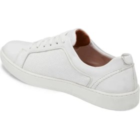 Resim Tergan Beyaz Hakiki Deri Erkek Sneaker - E24I1AY56825-A26 