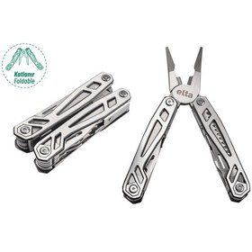Resim İzeltaş Elta Multi Tool Plus 13 Fonsiyonlu Katlanır Çok Amaçlı Pense El Aleti Paslanmaz Çelik 165 Mm Diğer 
