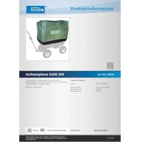 Resim 94339 Bahçe Arabası Hacim Arttırma Örtüsü 