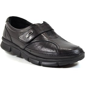 Resim Beety 604 Deri Siyah Ortopedik Kemik Çıkıntılı Kadın Ayakkabı Siyah 