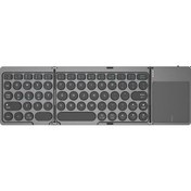 Resim Kf86 Max Katılabilir Kızarlıtma Bluetooth Uyumlu Klavye Dokunmatik Ekranli 