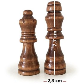 Resim Star Oyun Ahşap Satranç Taşı Takımı No: 3 - 1050248 