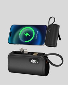 Resim Bfs Dahili Konektörlü 20w Hızlı Şarj Mini Taşınabilir Powerbank Çok Renkli 