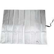 Resim Çocuk Araba Koltuğu İçin Gümüş Kaplama Güneşlik Ve Toz Koruma Kılıfı, 95x74cm 