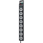 Resim Brennenstuhl Super Solid Serisi 8 Soketli 2,5 Metre 13.500 mAh Akım Korumalı Siyah Priz 