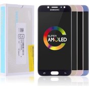 Resim Samsung Galaxy Uyumlu J7 Pro (SM-J730F) Lcd Dokunmatik Ekran OLED 