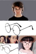 Resim esmelen Unisex Her Kesimin Takabileceği Harry Potter'ın Taktığı Yuvarlak Çerçeve Gözlük Harry Potter Gözlük 