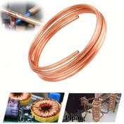 Resim Premium Yumuşak Bakır Boru Bobini - 3.28ft, OD 2-10mm, %99.9 Saf DIY El Sanatları, Klima Soğutma & Endüstriyel Kullanım İçin 