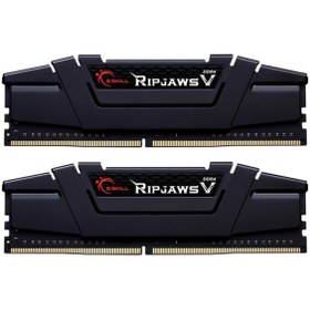 Resim G Skill Gskill Ripjawsv 16Gb (2X8Gb) Ddr4 3200Mhz Siyah-Cl16-Soğutuculu Pc Ram 