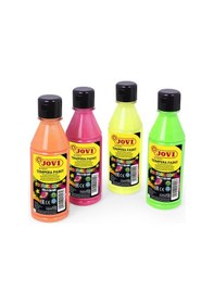 Resim Jovı 519 Guaj Boya Karanlıkta Parlayan Fosforlu 250ml Pembe Çok Renkli 