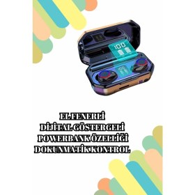 Resim Marsilyan 2025 Model Akıllı Saat ve Bluetooth Kulaklık 5.0 Bluetooth Bağlantılı Dokunmatik Ekran 