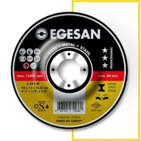 Resim Metal Taşlama Taşı, 180X7,5X22,23, Pro Serisi, Dayanıklı ve Yüksek Performanslı 