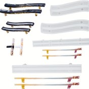 Resim 1 Adet Tepsi Kolu Için Reçine Kalıpları, Silikon Tepsi Kolu Kalıpları, Epoksi Döküm Cadılar Bayramı Kalıpları 4 Stil Seçenekleriyle, DIY Sanat El Sanatları Depolama Dolabı Servis Tahtası Takı Tepsisi Çekmece Meyve Tepsisi 